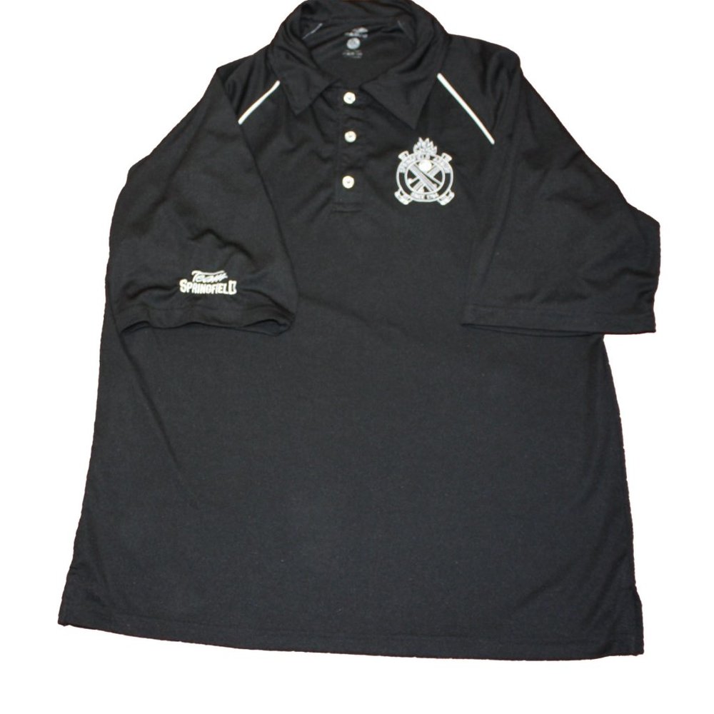 "Team Springfield" Crew Polo by Ramco  BLK   2XL  5014